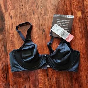 Vintage Olga Secret Shapers Bra 36A Silky Smooth Underwire Black NWT